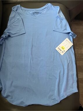 Athleta Sky Blue Move With Ease Tee